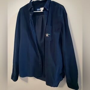 Old Navy Navy Everyday Button-Up Shirt